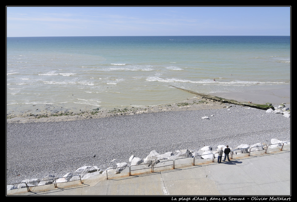 Ault : plage de galets