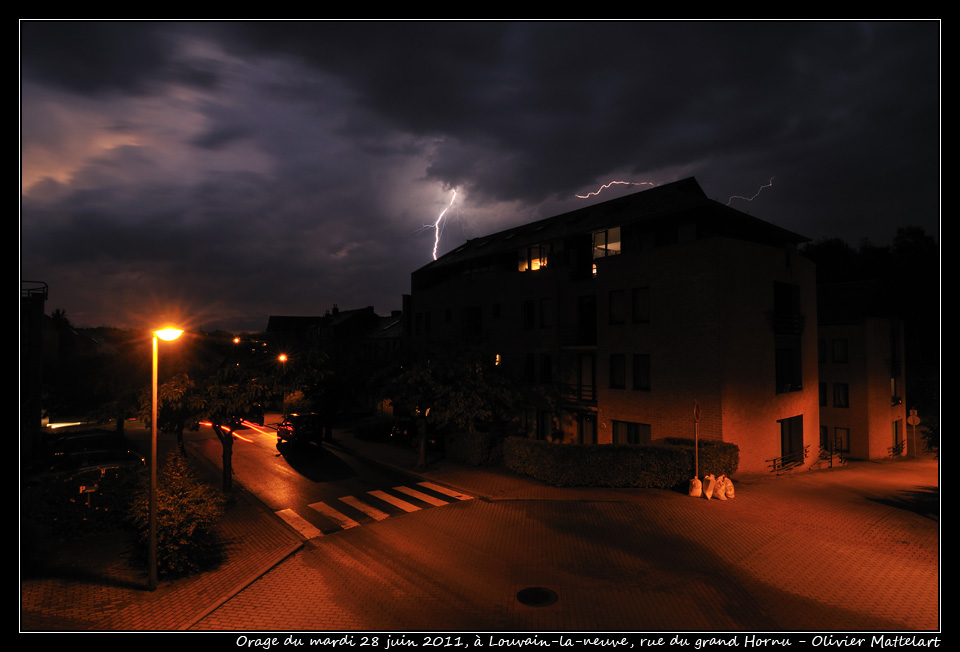 Louvain-la-neuve : orage du 28 juin 2011