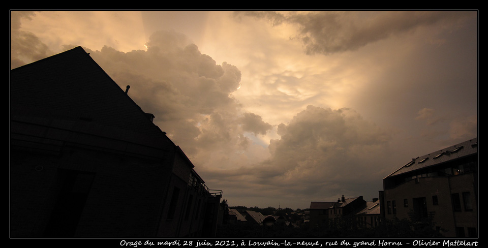 Louvain-la-neuve : orage du 28 juin 2011